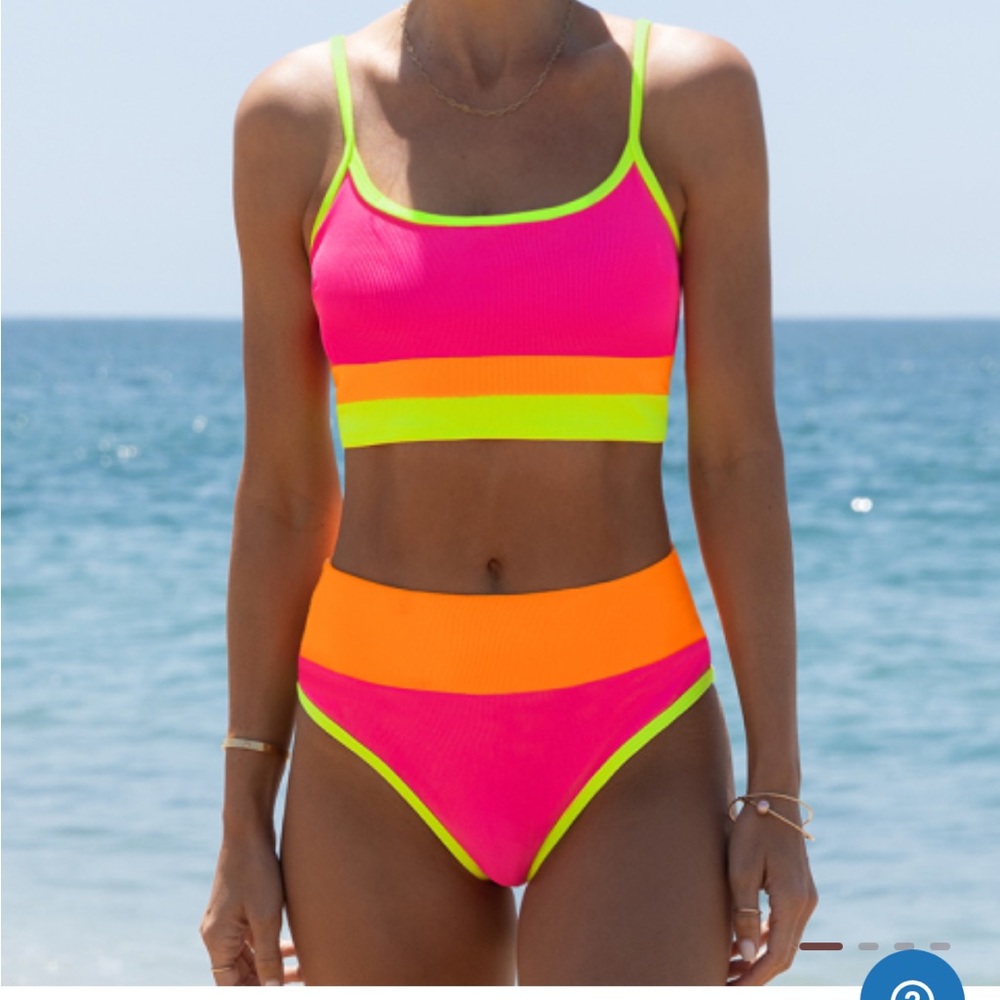 POPVIL Color Block Bikini